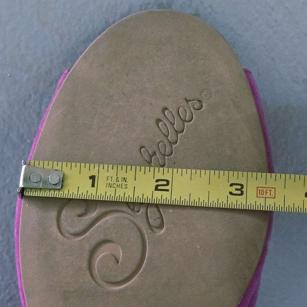 Seychelles EUC Slingback Chunky Heels 8.5 Purple Magenta - Picture 15 of 16